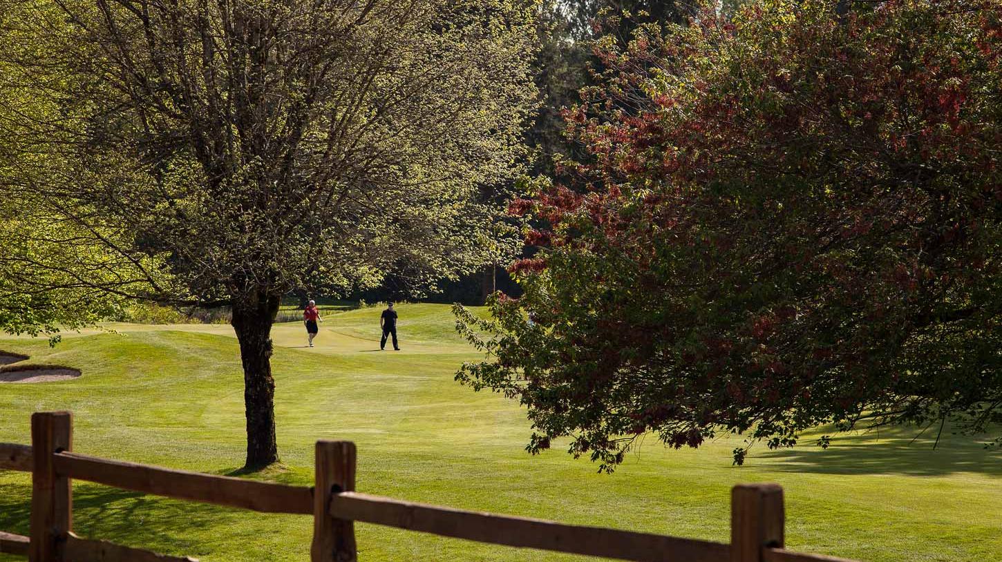 People on golf course